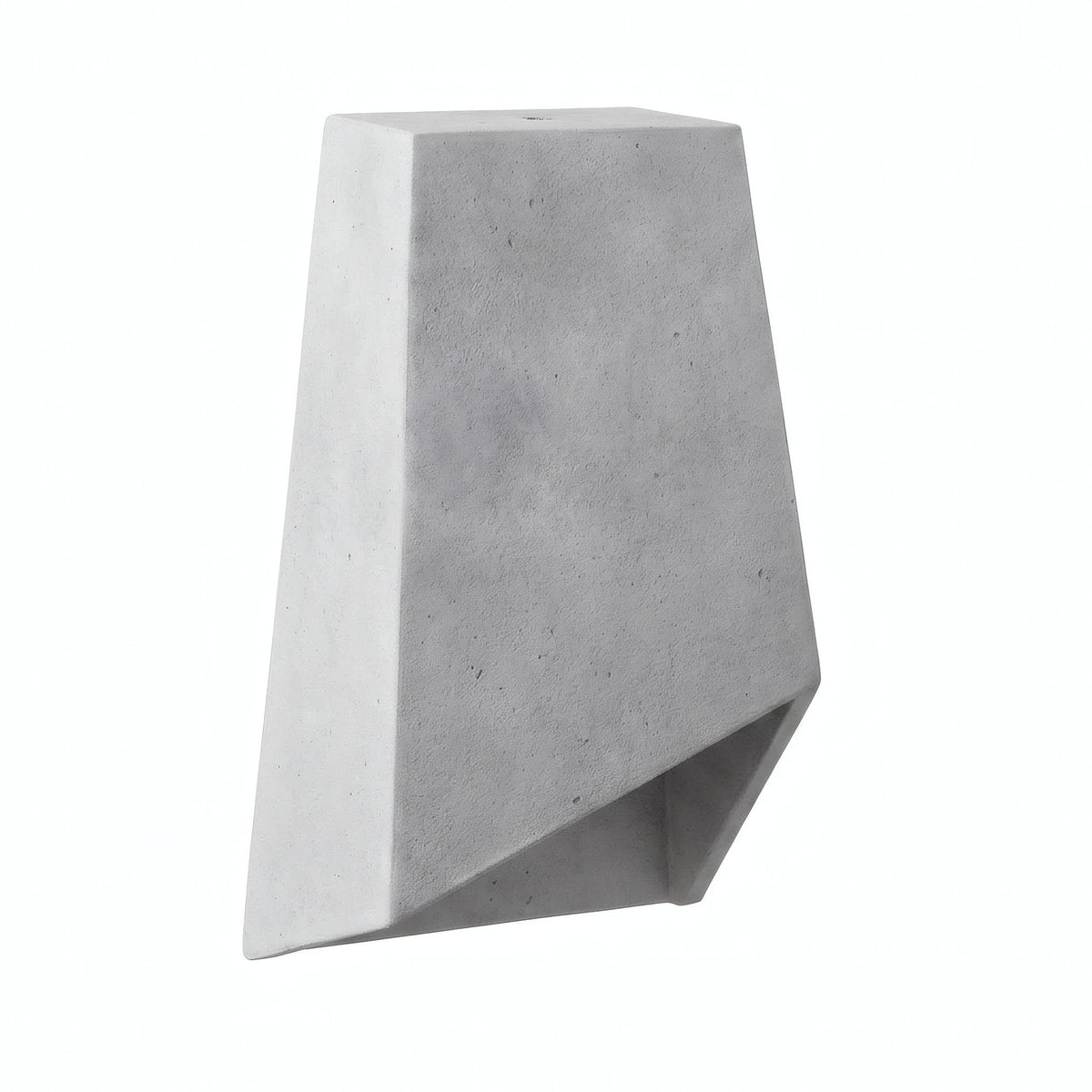 Prisme-lampeskærm i cement med E27-fatning — Lys cement