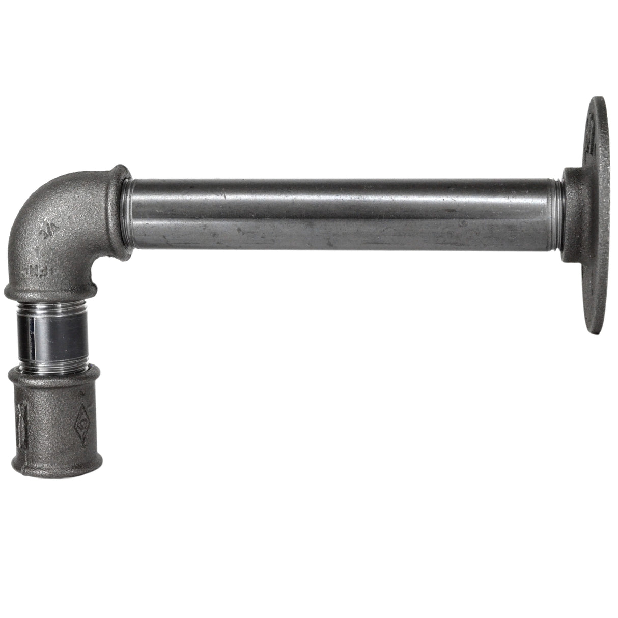 Schéma fixation murale étagère - 18 cm × 5 cm