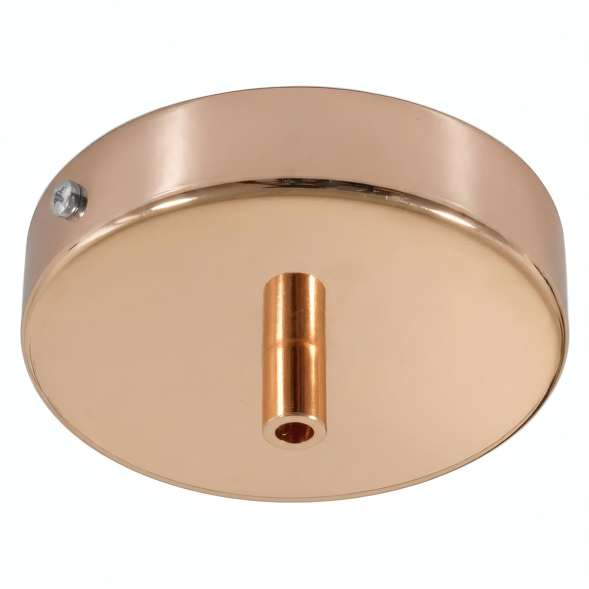 Cylindrisk roset i metal, Ø 120 mm — Cylindrisk metal / Kobber