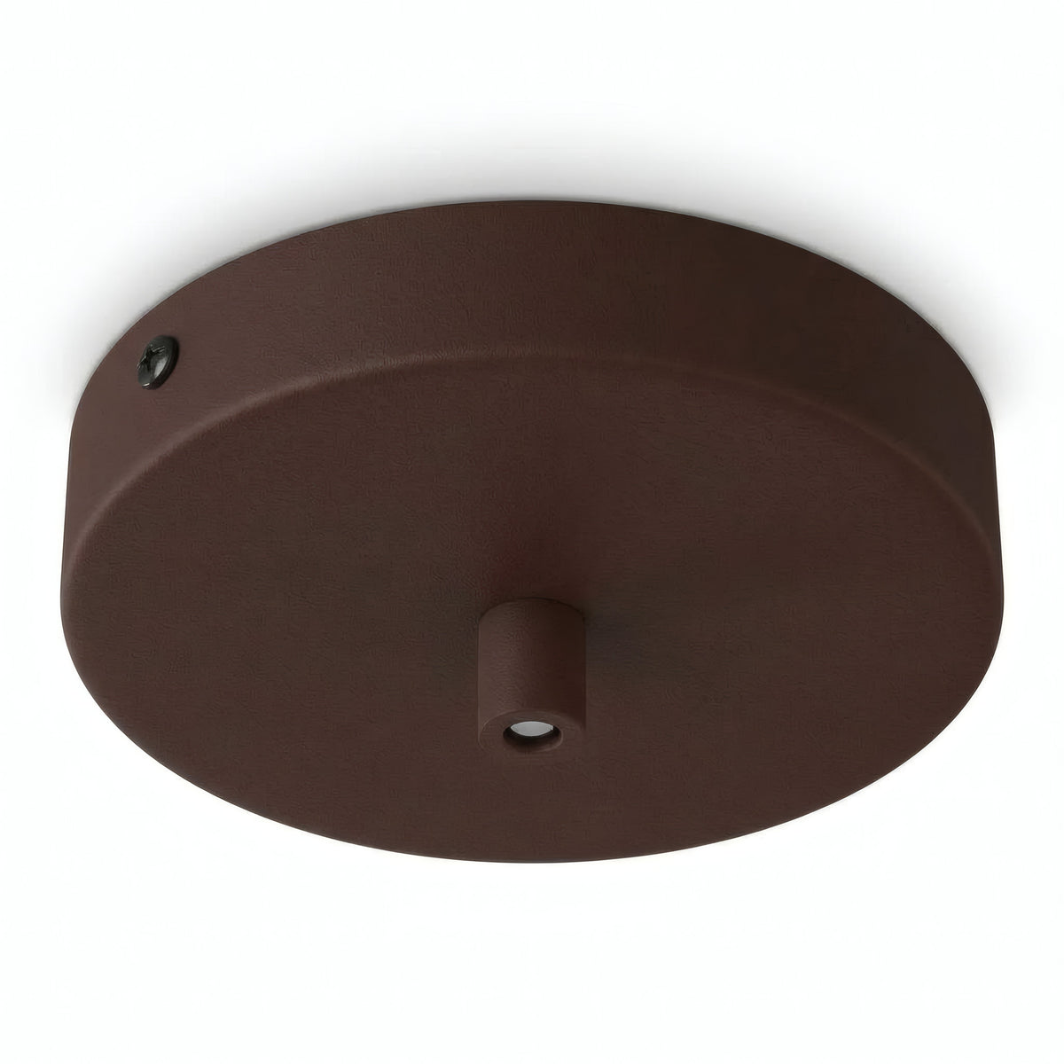 Cylindrisk roset i metal, Ø 120 mm — Cylindrisk metal / Rust