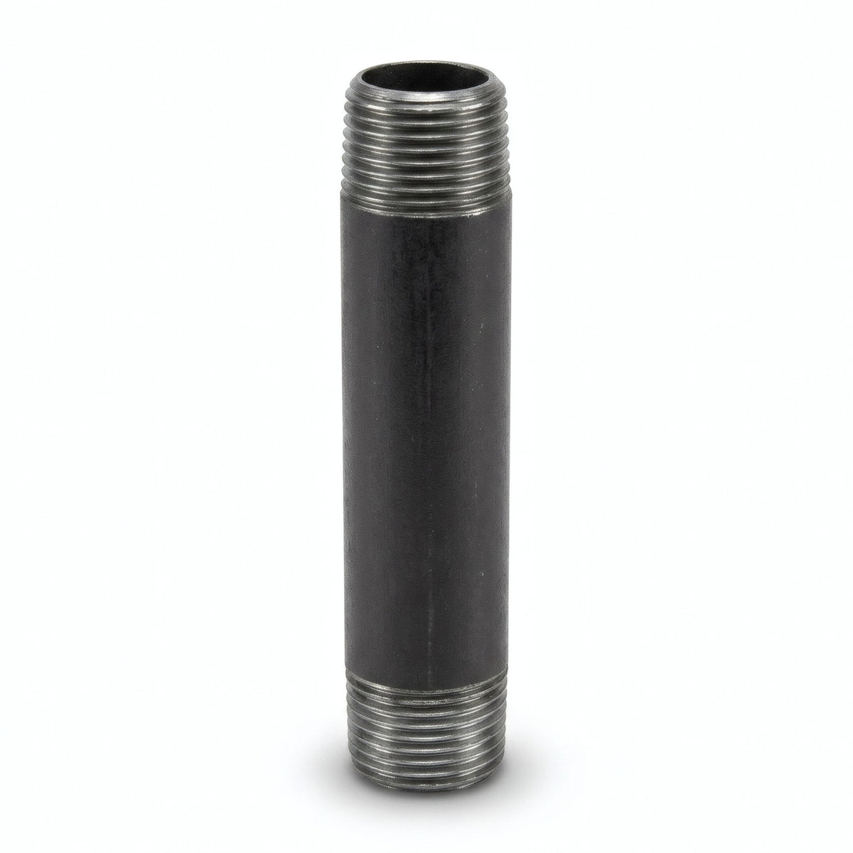Tube 1/2'' - 15x21mm acier noir - fileté - photo produit fond blanc 5