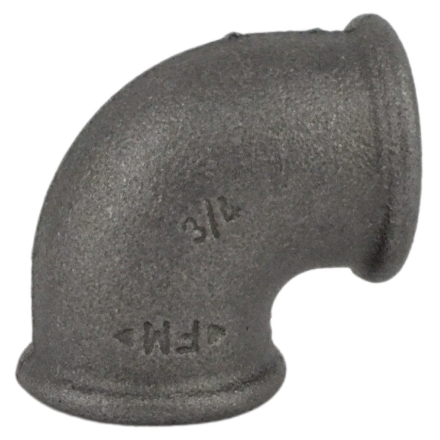 Coude petit rayon 90° F/F fonte noire - raccord coudé en fonte pour plomberie - vue 6
