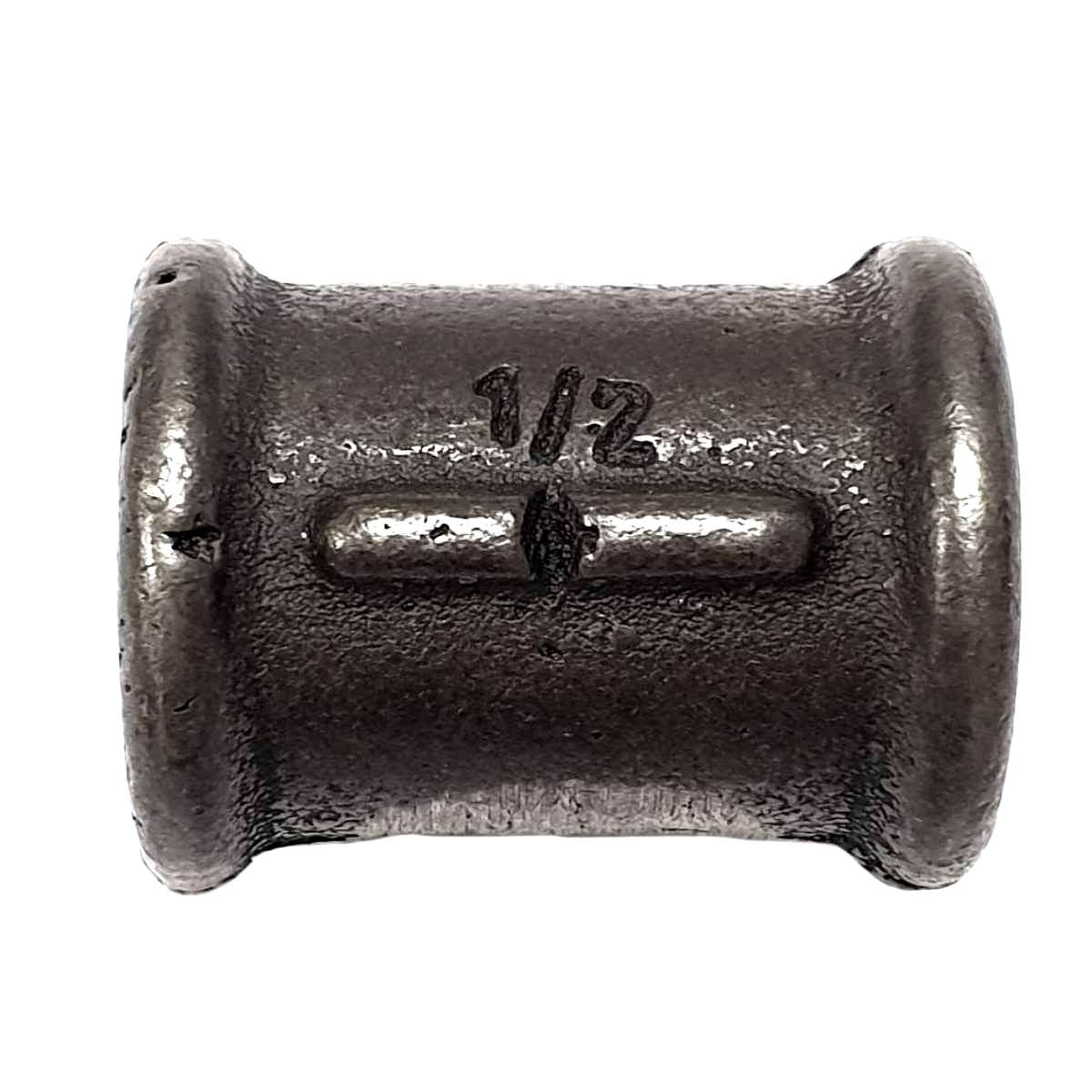 Manchon Droite/Gauche FF fonte noire filetage 1/2" Ø21 sur filets