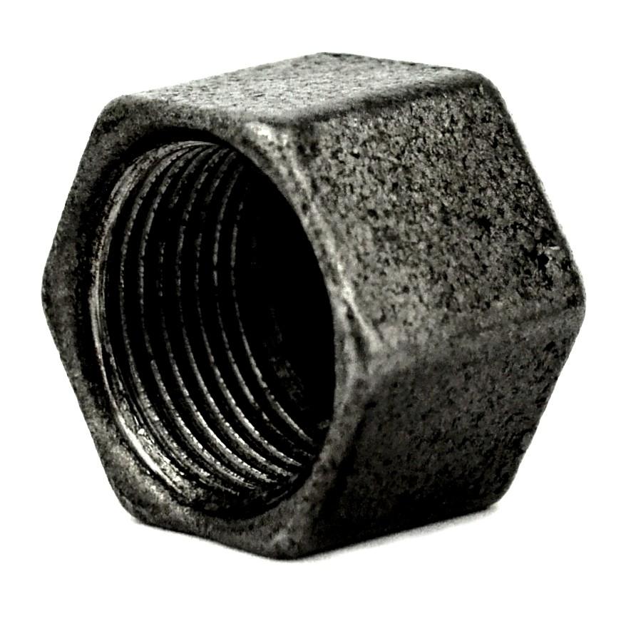 Bouchon femelle fonte noire - raccord de plomberie en fonte noire