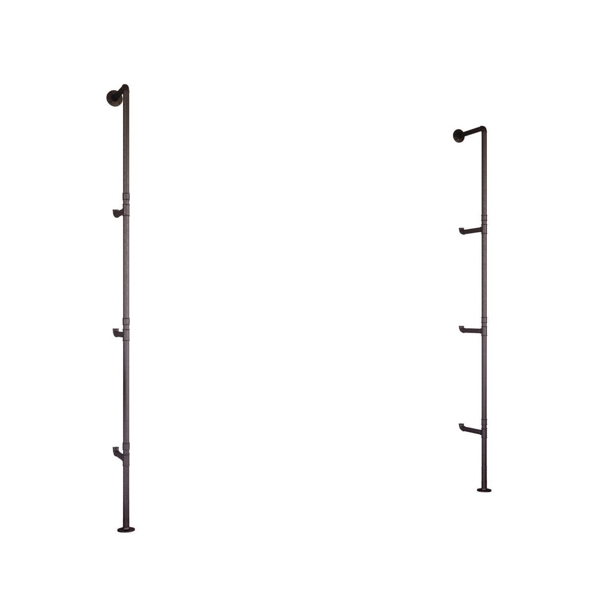 Kit montants étagères plomberie sur-mesure - structure en tuyaux et raccords de plomberie - vue 4