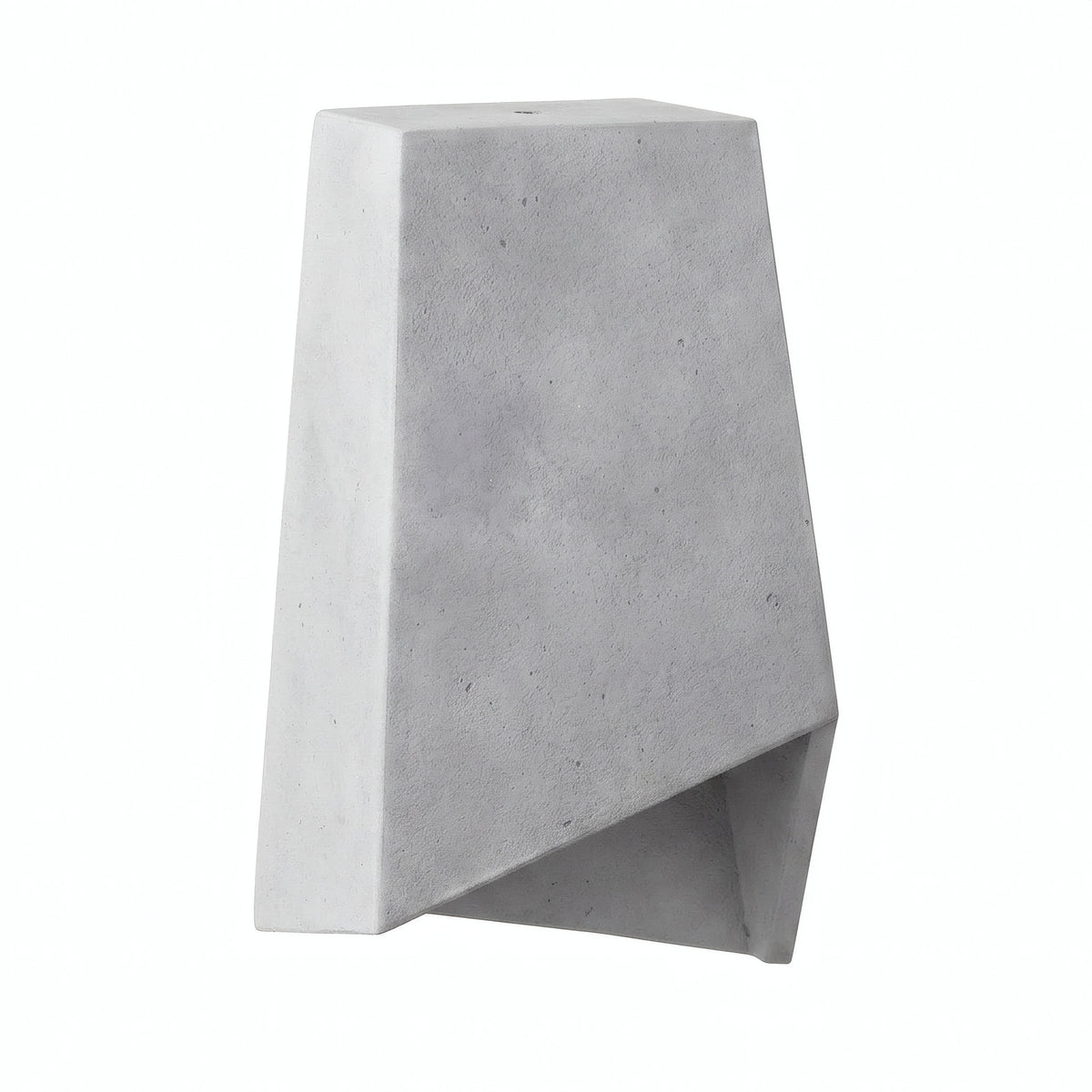 Prisme-lampeskærm i cement med E27-fatning — Lys cement
