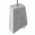 Prisme-lampeskærm i cement med E27-fatning — Lys cement