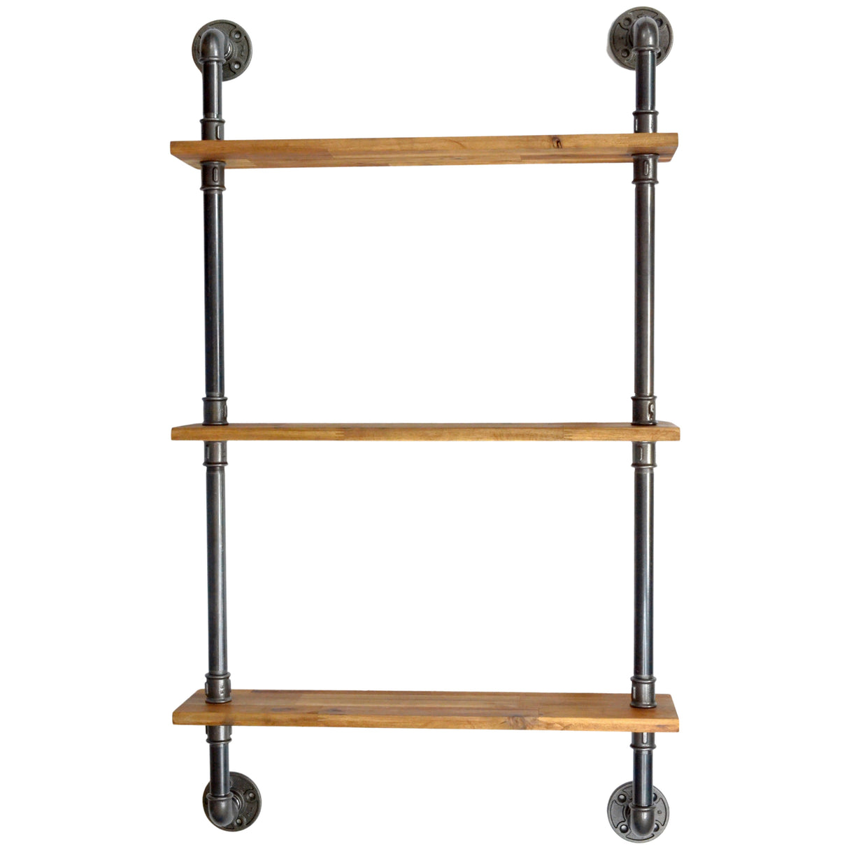 Kit étagères faible profondeur - mural ou sur pied - sur-mesure - étagère murale en tuyaux style industriel