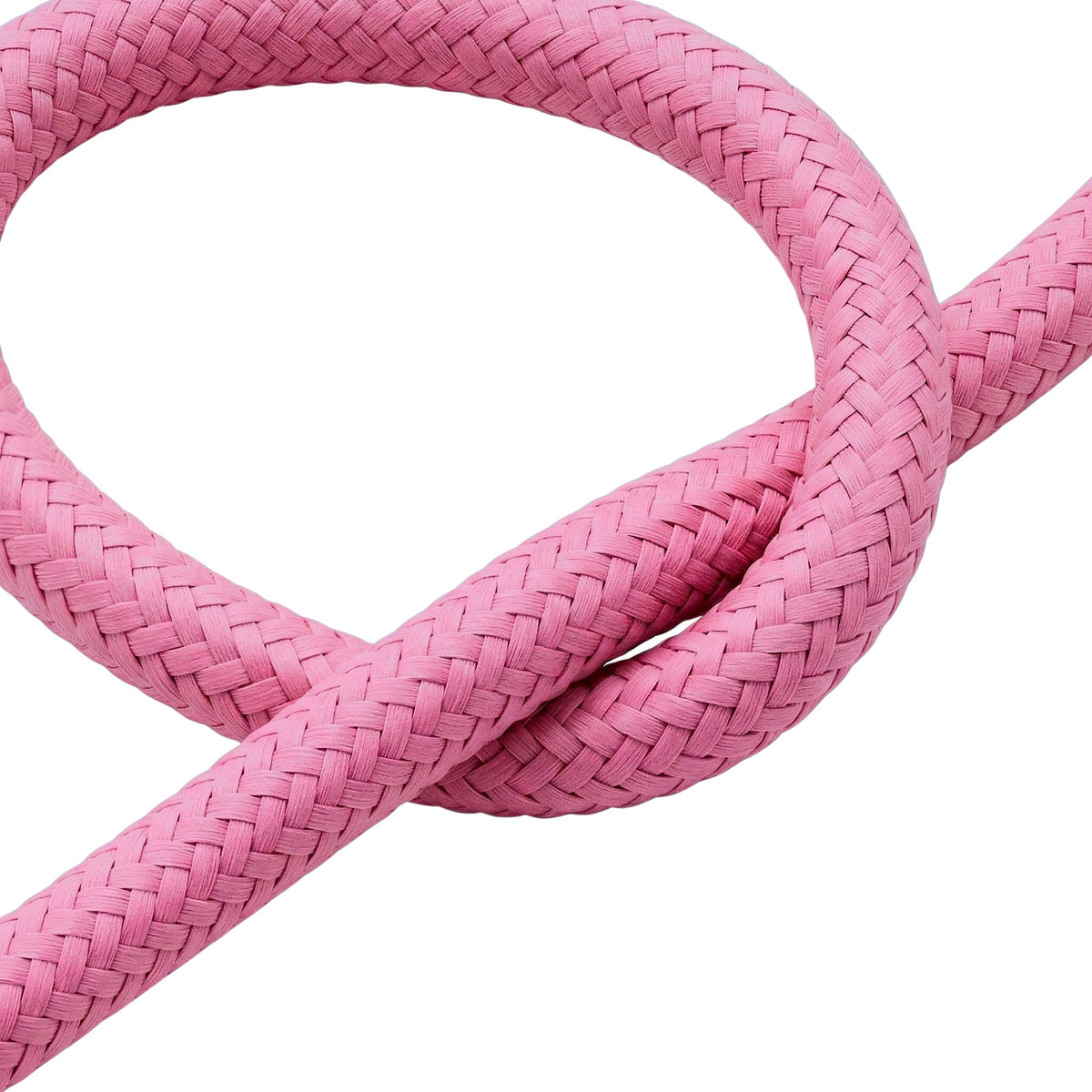 Rund stofledning med silkeeffekt – Fuchsia