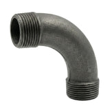 coude grand rayon fonte mâle/mâle