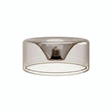 E27 LED-donutpære i røgfarvet glas, Ø 195 mm, set i trekvart profil, hvid baggrund