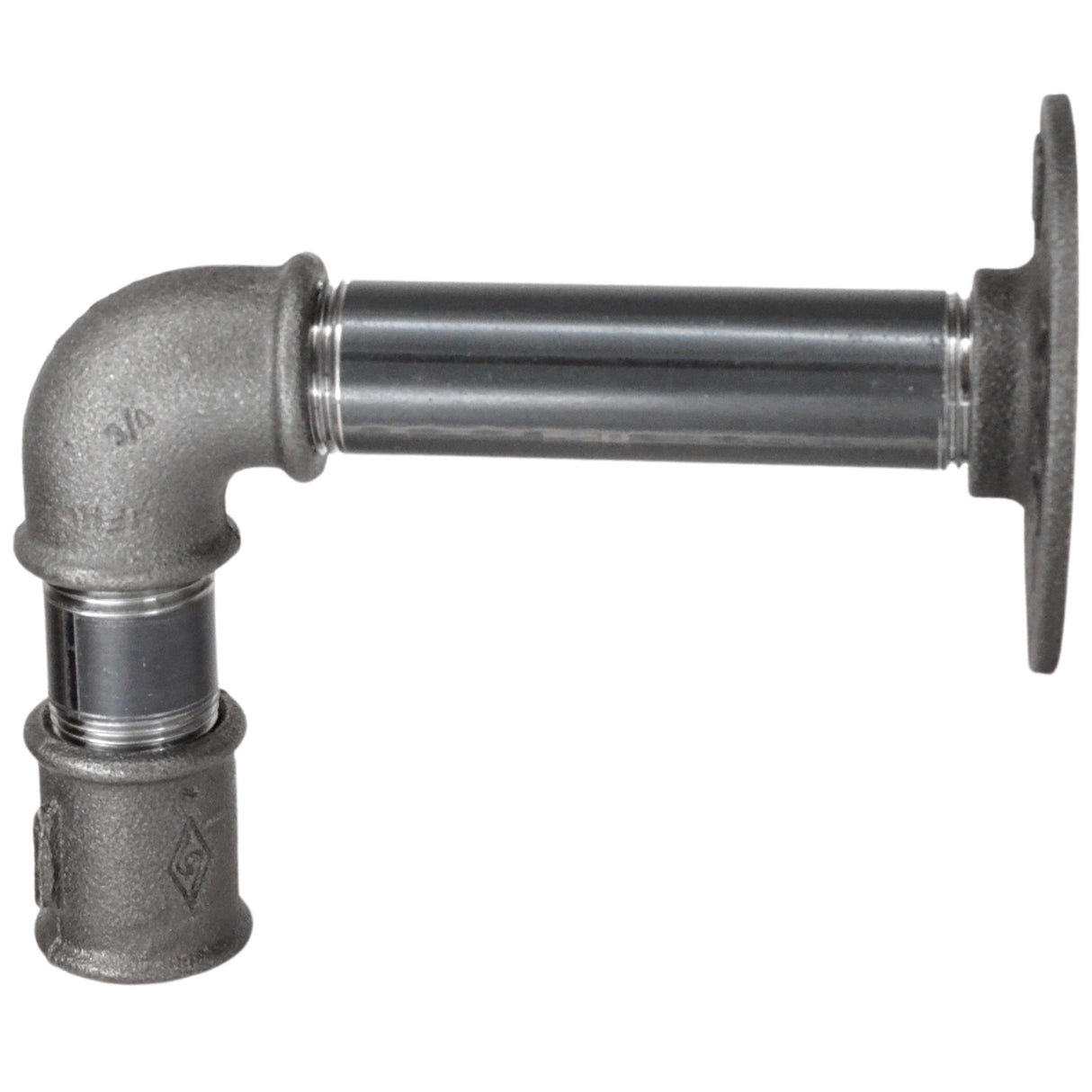 Schéma fixation murale étagère - 12 cm × 5 cm