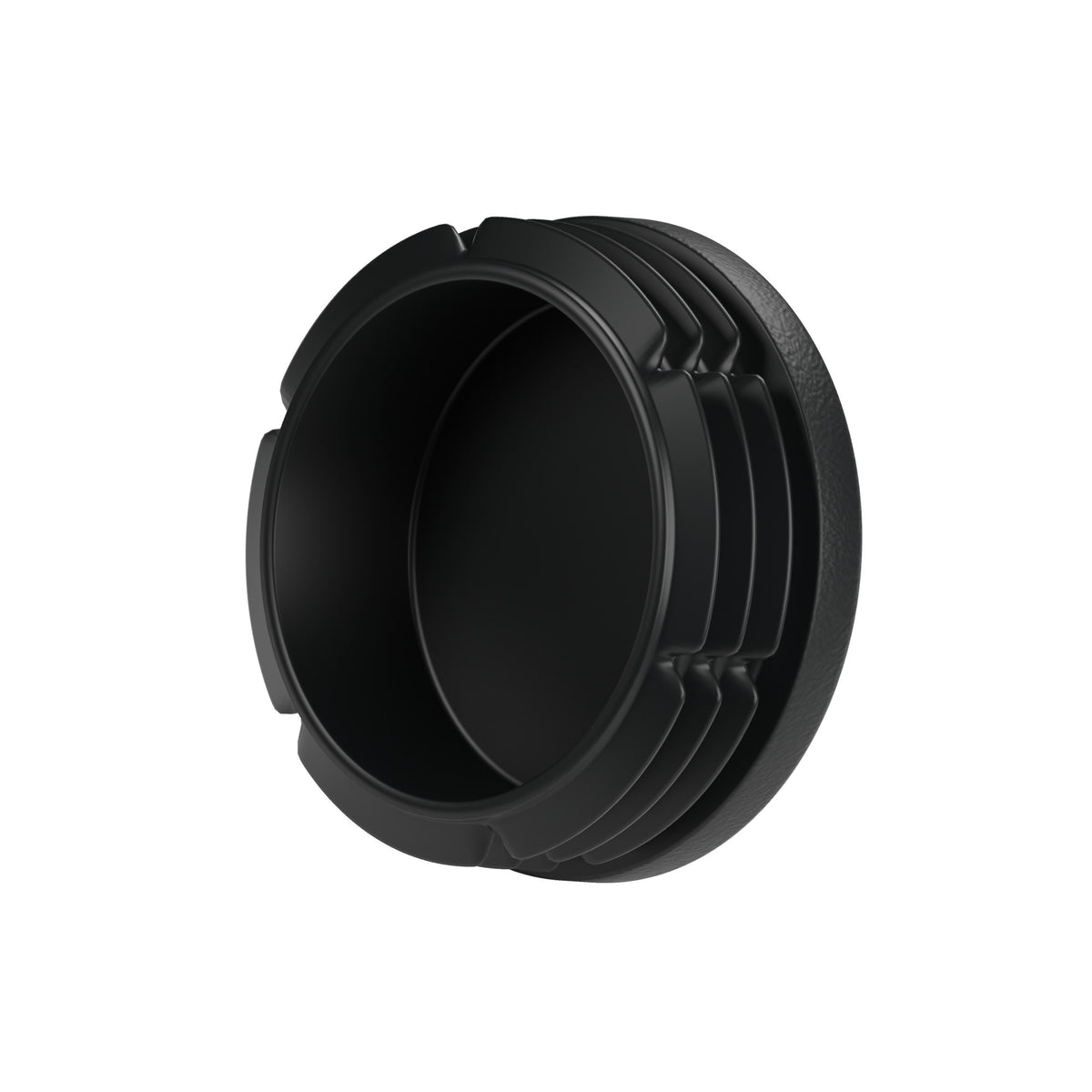Sort lamelprop til fitting med indvendigt gevind 1″1/4 33x42, set nedefra: hul krop og lameller