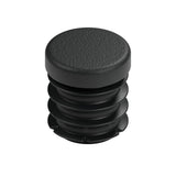 Sort lamelprop til fitting med indvendigt gevind 1/2″ 15x21, set ovenfra med fladt hoved