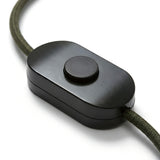 Enpolet sort fodafbryder til standerlamper — Sort