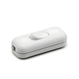 Topolet vippeafbryder til lampeledning — Hvid