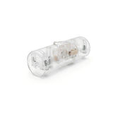 Cylindrisk enpolet vippeafbryder med jordklemme — Transparent