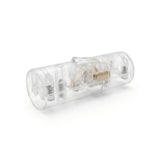 Cylindrisk enpolet vippeafbryder med jordklemme — Transparent