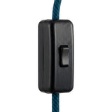 Enpolet vippeafbryder til lampeledning — Sort