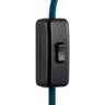 Enpolet vippeafbryder til lampeledning — Sort