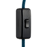Enpolet vippeafbryder til lampeledning — Sort