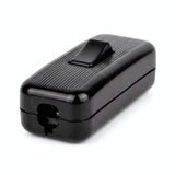 Interrupteur Unipolaire Passe-fil Noir (2 ou 3 fils) - photo produit fond blanc 5