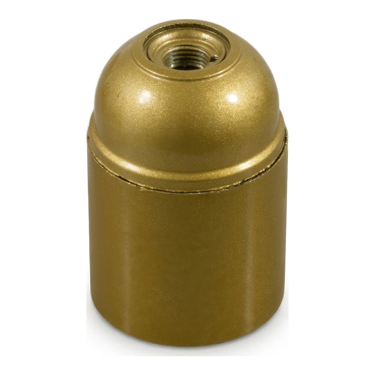 E27-fatning i bakelit — Guld