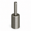 Sæt med cylindrisk E27-fatning i metal — trækaflastning på 7 cm — satintitan-finish — visning 1