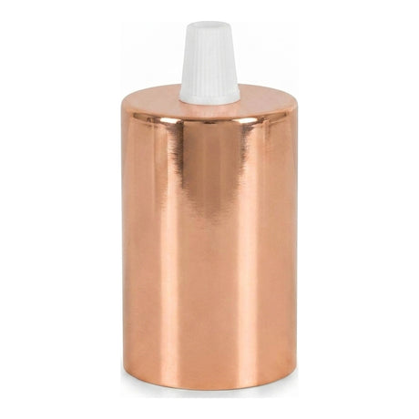 Cylindrisk E27-fatning i metal — Konisk plast / Kobber