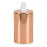 Cylindrisk E27-fatning i metal — Konisk plast / Kobber