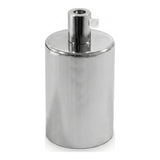 Cylindrisk E27-fatning i metal — Cylindrisk metal / Krom