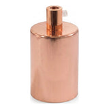 Cylindrisk E27-fatning i metal — Cylindrisk metal / Kobber