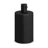 Cylindrisk E27-fatning i metal — Cylindrisk metal / Sort