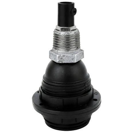 E27-fatningssæt i termoplast med skærmringe på fitting 1/2'' (15x21mm) med udvendigt gevind i galvaniseret støbejern