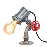 Lampe "Pix" - lampe Pix avec volant de vanne rouge
