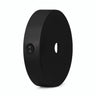 Lille cylindrisk roset i metal med afbryder, Ø 83 mm — Sort