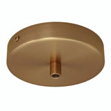 Cylindrisk roset i metal, Ø 120 mm — Cylindrisk metal / Satineret bronze