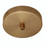 Cylindrisk roset i metal, Ø 120 mm — Cylindrisk metal / Satineret bronze