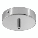 Cylindrisk roset i metal, Ø 120 mm — Cylindrisk metal / Krom