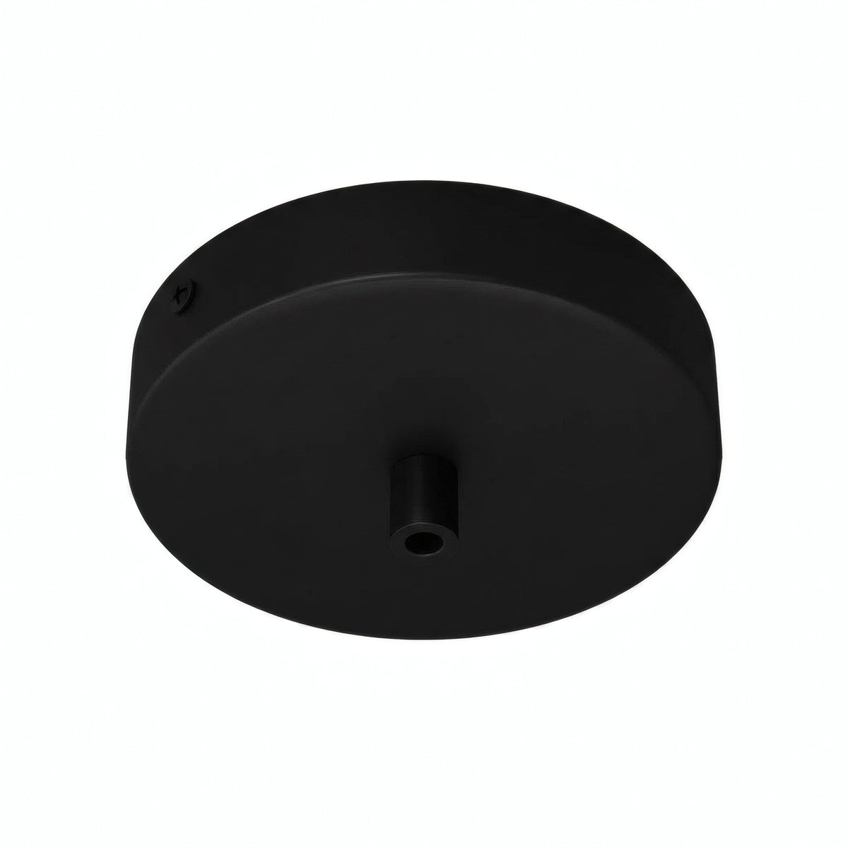 Cylindrisk roset i metal, Ø 120 mm — Cylindrisk metal / Sort