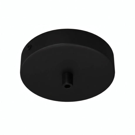 Cylindrisk roset i metal, Ø 120 mm — Cylindrisk metal / Sort