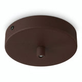 Cylindrisk roset i metal, Ø 120 mm — Cylindrisk metal / Rust