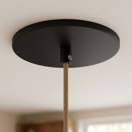 Indbygningsroset i plan med loftet, Ø 126 mm — Sort