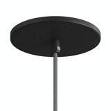 Indbygningsroset i plan med loftet, Ø 126 mm — Sort