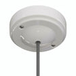 Minimalistisk roset i porcelæn, Ø 100 mm — Hvid
