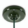 Roset i porcelæn med monteringssæt, Ø 105 mm — Grøn