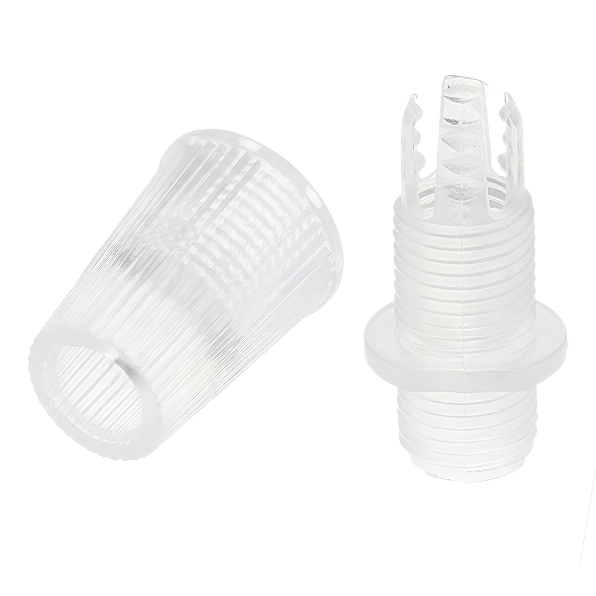 Konisk aflastning til stofledning — Transparent