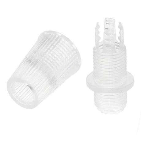Konisk aflastning til stofledning — Transparent