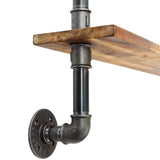 Kit étagères faible profondeur - mural ou sur pied - sur-mesure - support de tablette en raccords de plomberie - vue 13