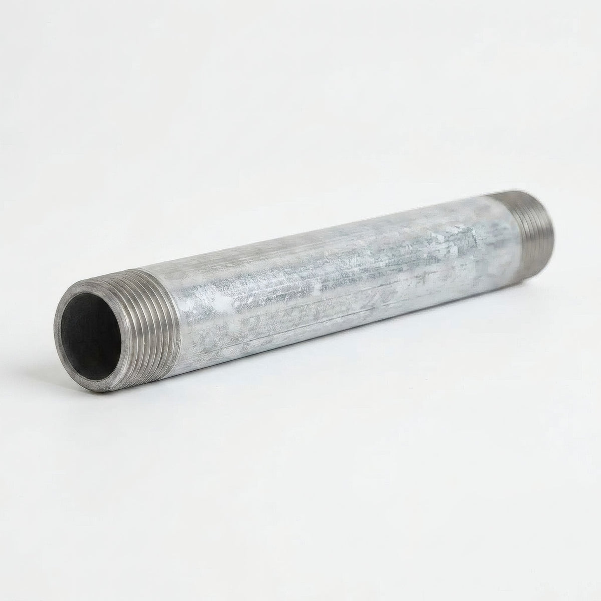 Tube 1/4" - 8x13mm acier galvanisé - photo produit fond blanc 2